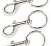 Bulk Pack x 10 Snap-Hook Swivel Chrome 32x110mm Photo