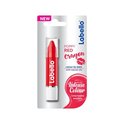 Photo of Labello Crayon Lipstick - Poppy Red - 3g