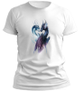 PepperSt Men's White T-Shirt - Dragon Love Photo
