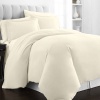 Pizuna Cotton Duvet Cover Set 400TC Bedding Set - New Ivory - Single Photo