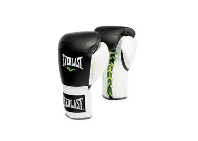Photo of Everlast PowerLock Pro Laced Training Gloves - Black & White