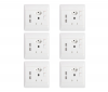 Redisson 16A Double Wall Socket with 2 USB Slots - Set of 6 Photo