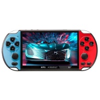X7 Handheld Game Console 43 Blue Red