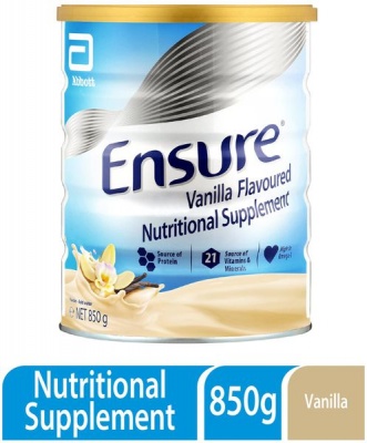Photo of Abbott Ensure Nutritional Supplement Vanilla 850g