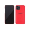We Love Gadgets Leather Cover With Card Slot iPhone 12 5.4" Red Photo