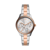 Fossil Rye Multifunction Two Tone Stainless Steel Watch BQ3761