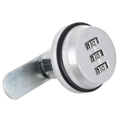 Photo of Mihuis 20mm Deep Silver Combination Cabinet Drawer Security Lock