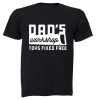 Dad's Workshop - Toys Fixed Free - Adults - T-Shirt Photo