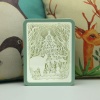 3D Paper Cutting Light Box ABS Frame - Santa’s Gift Photo