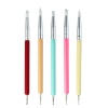 5 Pieces Nail Art Point Drill Drawing Brush Kit Photo