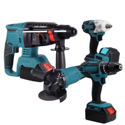 64V Lithium Ion Cordless Power Tool Combo Set