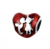 Lucid 925 Silver Charm - Childhood Sweethearts Pendant - For Charm Bracelet Photo