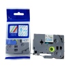 PUTY Compatible Brother Label TT-TZ123 Blue on Clear Tape Photo