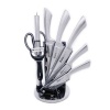 Condere Home Knife Set with Acrylic Stand 9 Piece