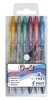 Pilot G2 0.7mm Metallic Gel Pens - Wallet of 6 Colours Photo