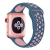 AfriNique Nike Style Silicone Band Strap for Apple Watch 42mm / 44mm - Black & White Photo