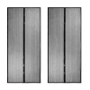 2 Magnetic Door Screens Black Photo