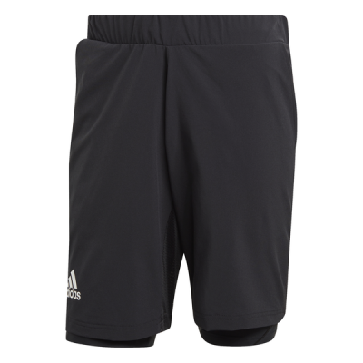 Photo of adidas - Men's 2-N-1 Shorts Heat.Ready Shorts- Black