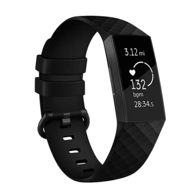 S Cape Silicone Strap for Fitbit Charge 3 Charge 4 Small