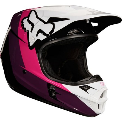 Photo of Fox Racing Fox V1 Halyn Black/Pink Helmet