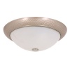 Zebbies Lighting - Weave SN - Satin Nickel Flush Mount Ceiling Light Photo