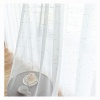 Matoc Designs Matoc Readymade Curtain 230cmWx218cmH -Sheer Voile -Taped -SilverDash Photo