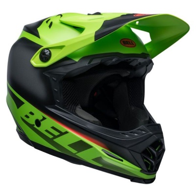 Photo of Bell Helmets BELL - Moto 9 Youth Helmet - Glory - Green/Black