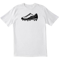 Soccer Boot Football Fan ValentinesFathers Day T shirt