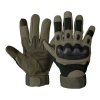 Dream Home DH - Full Finger Tactical Gloves With Hard Knuckles - Green Photo