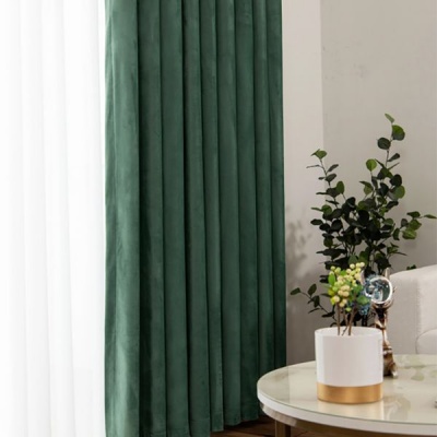 Photo of Matoc Designs Matoc Readymade Curtain -Velvet -221cm Height -Eyelet -Mink