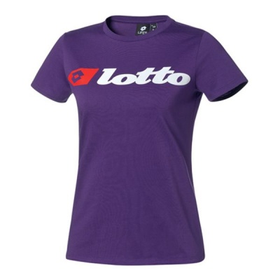 Photo of Lotto Women’s Athletica Due Logo JS T-shirt-Purple