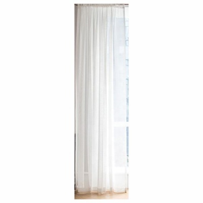 Photo of Matoc Readymade Curtain -Textured Sheer -Taped -OffWhite -285cm W x 250cm H