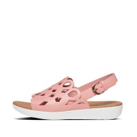 FitFlop Elodie Entwined Loops Back Strap Sandals Rose Pink