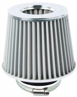 Stainless Steel Open Top Cone Washable Air Filter 76mm Inlet