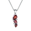 Garnet Drop Pendant - Pear Shape Photo