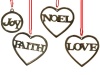 Baytiques - Love Faith Noel Joy Brass With Nickel Coating 6-10cm Photo