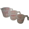 Umlozi Measuring Jug Set of 3 - Transparent Plastic Photo