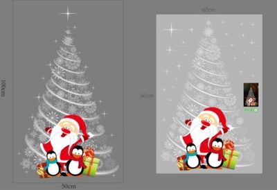 Photo of SJG Christmas Decorations Window Stickers 2 Pieces 004