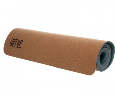 Photo of GetUp 5mm Cork Yoga Mat - Blue