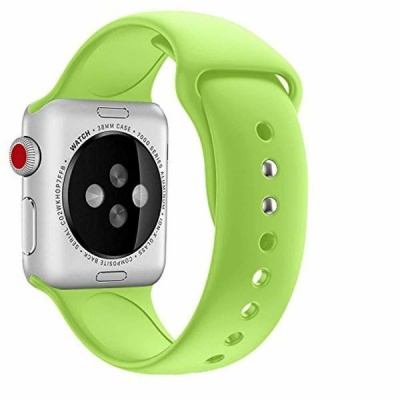 Photo of Digital Tech TechByte Silicone Strap for Apple Watch - 38/40/41mm - Green
