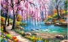 Diamond Dot Painting - Pink Willow 50x80cm Photo