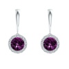 Civetta Spark Helena earring - Swarovski Amethyst Crystal Photo