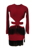 Competitive Latin Dance Dress with fringe: The Competitor Photo