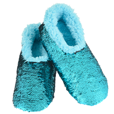 Photo of Snoozies! Kids Blue Reversible Bling