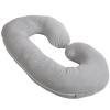 GreenLeaf Full Body Pregnancy Pillow C Shape Grey Photo