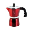 Berlinger Haus 3 Cups Aluminium Coffee Maker - Burgundy Edition Photo