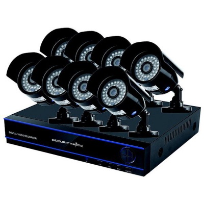 Photo of Securitymate CCTV 8 Channel HD DVR Security System Kit With 8 Cameras Black