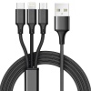SIXTEEN10 3-in-1 1.2M USB Charging Cable - 3 Pack Photo