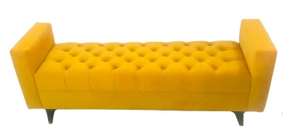 Photo of Decorist Home Gallery Deluxe - Yellow Bench