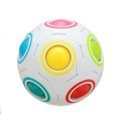 Kimble Rainbow Fidget Puzzle Ball Pop It Fidget Ball Sensory Fidget Toy For ADHD